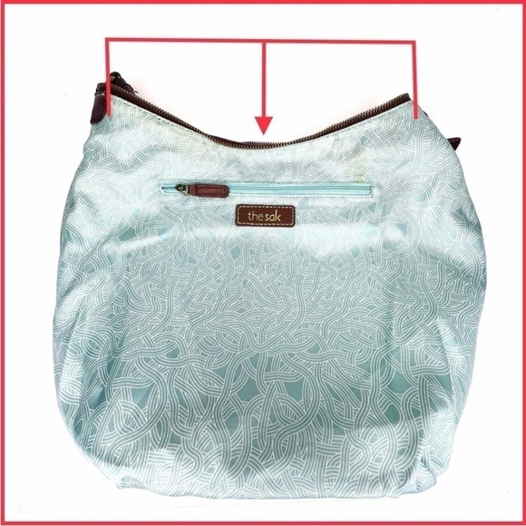 The Sak Sequoia Hobo Bag in Current (berry) Pebbled Leather Handbag Wine Purple - Picture 8 of 16